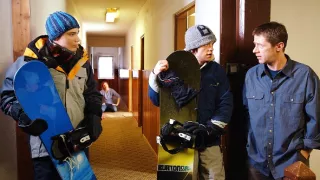 Snowboarďáci