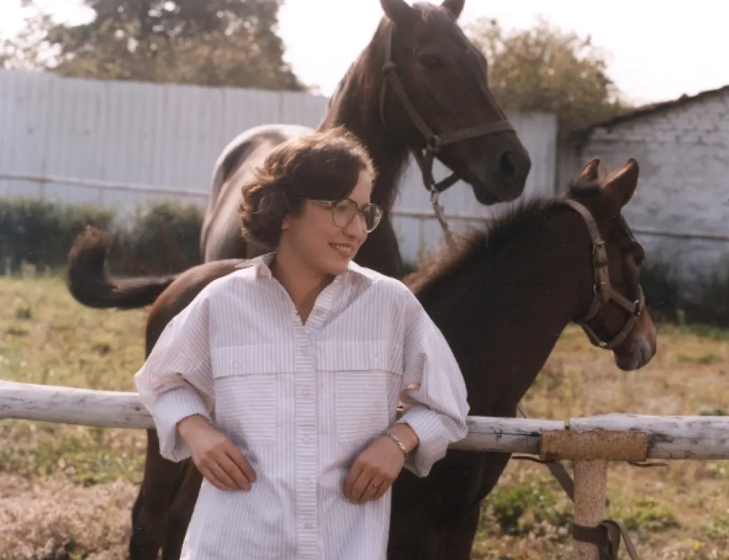 Monika a hříbě s hvězdičkou, 1986 - fotogaléria