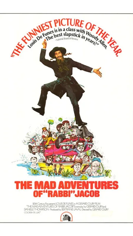 Rabín Jákob (THE MAD ADVENTURES OF RABBI JACOB), 1973 - fotogaléria