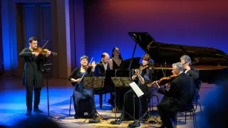 Pražákovo kvarteto, Jiří Vodička a Francois Dumont v Rudolfinu
