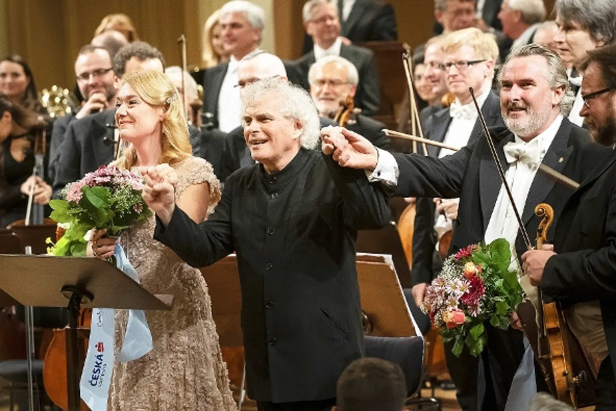 Česká filharmonie - Sir Simon Rattle diriguje Dvořáka a Mahlera - fotogaléria
