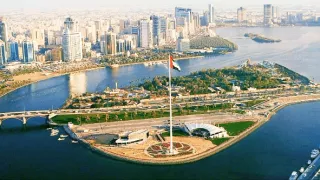 Spojené arabské emiráty z výšky