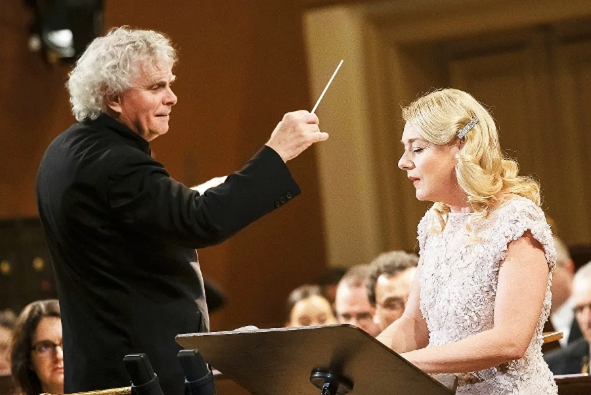 Česká filharmonie - Sir Simon Rattle diriguje Dvořáka a Mahlera - fotogaléria