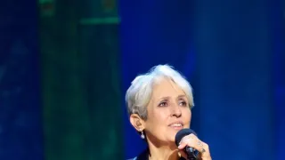 Joan Baezová s přáteli v New Yorku
