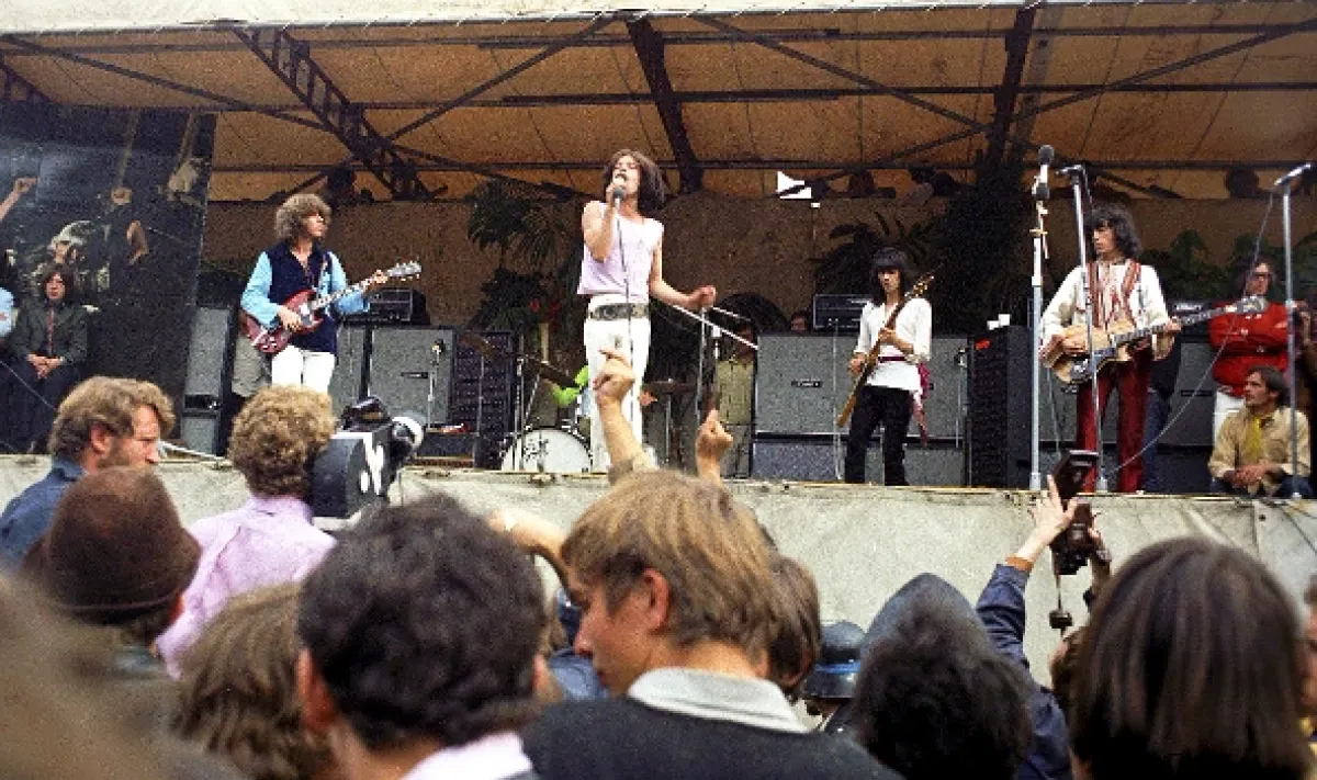 Rolling Stones v Hyde Parku 1969 - fotogaléria