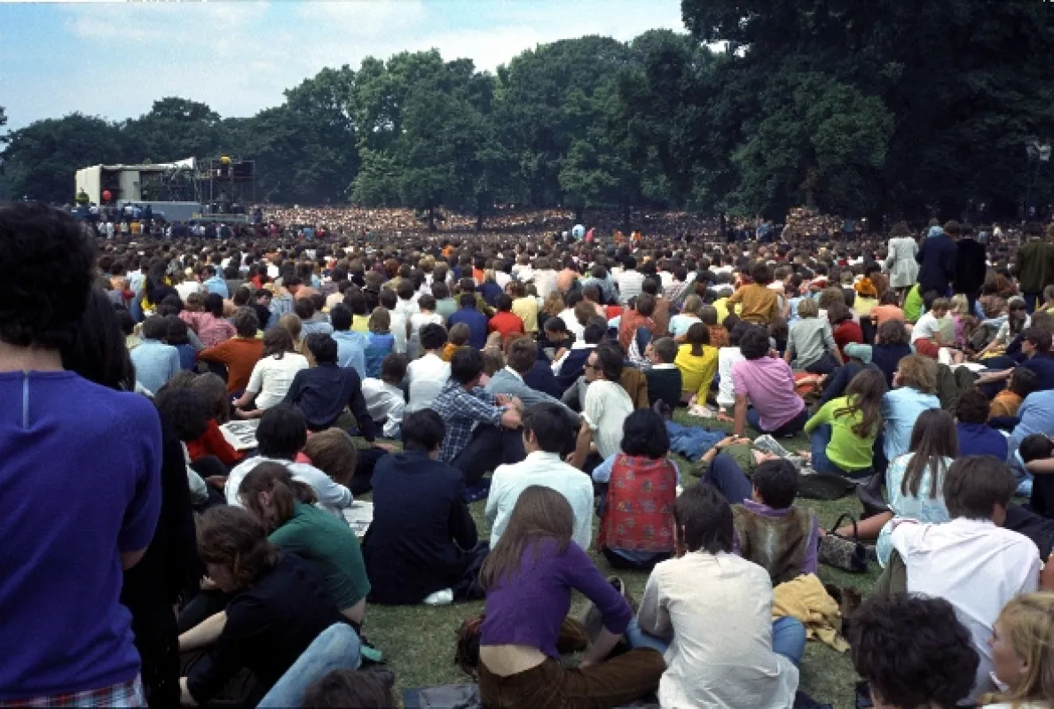 Rolling Stones v Hyde Parku 1969 - fotogaléria