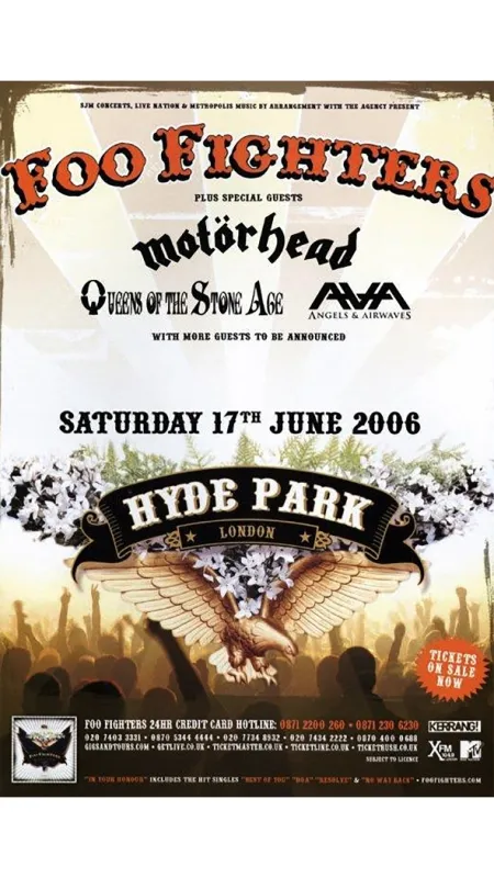 Foo Fighters v Hyde Parku - fotogaléria