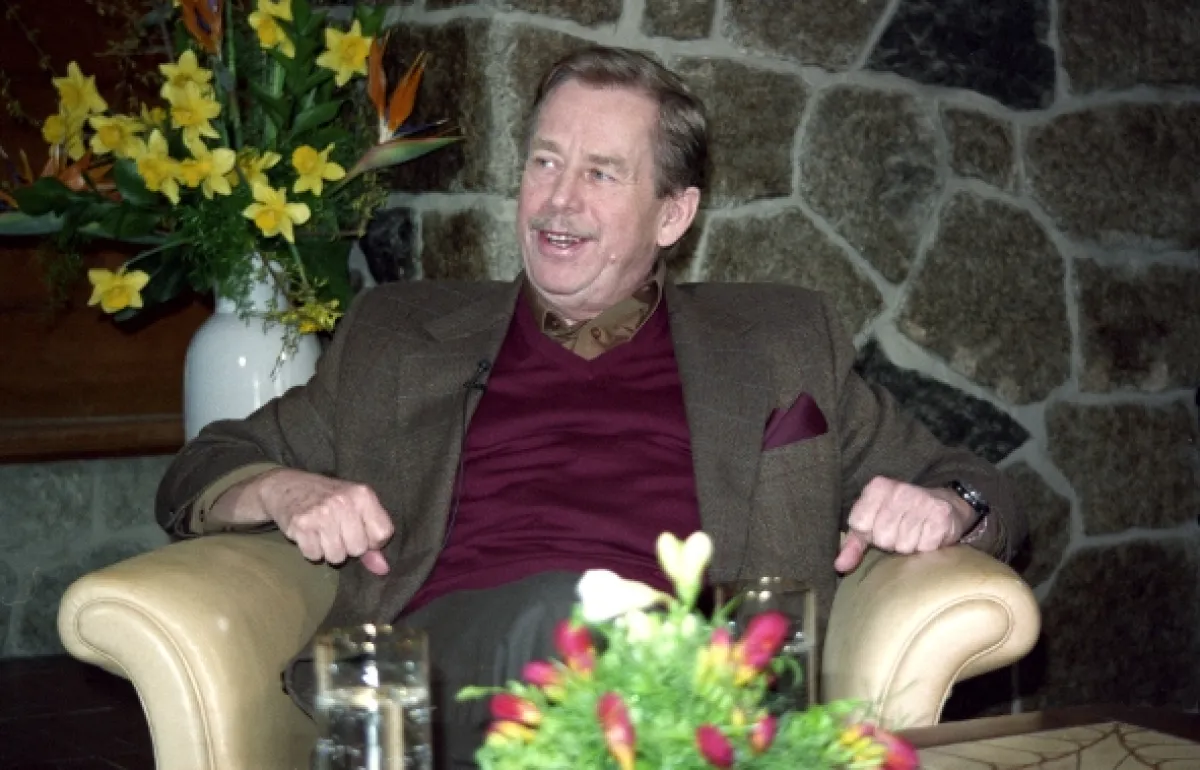 Na plovárně s Václavem Havlem, 2000 - fotogaléria